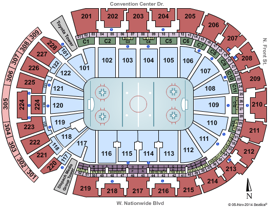 Columbus Blue Jackets Vs. Buffalo Sabres Tickets | Dazzletube