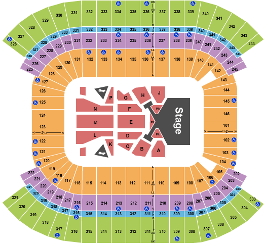 Nissan Stadium Seating Chart For George Strait Concert