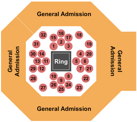 Oak Grove Gaming Outdoor Amphitheater Seating Chart | Oak Grove Gaming