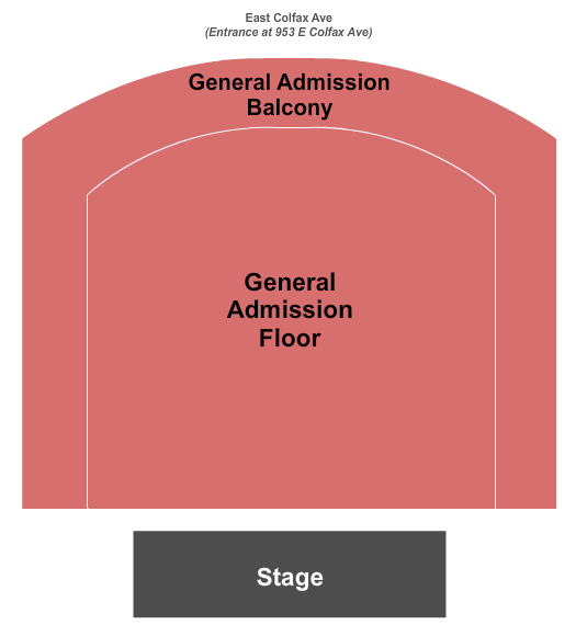 Ogden Theatre Seating Chart | Ogden Theatre Event 2024 Tickets
