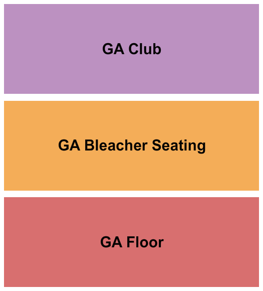 Wisconsin Concert Tickets | Seating Chart | Oshkosh Arena | GA By Level