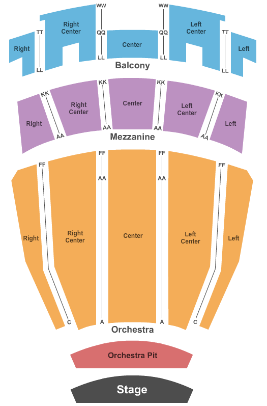 Ovens Auditorium Seating Chart Ovens Auditorium Event 2024 Tickets