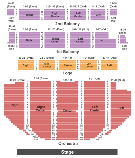 Palace Theatre Albany Seating Chart | Palace Theatre Albany Event 2024