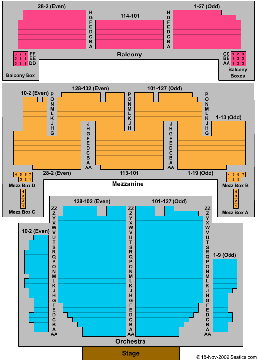 United Palace Theater Seating Chart Nyc | Two Birds Home