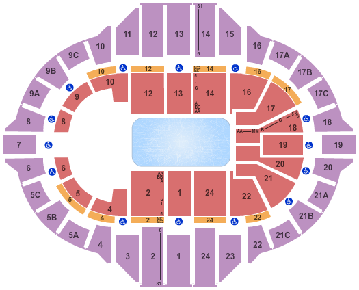 Elton John Tickets | Seating Chart | Peoria Civic Center | Disney on Ice