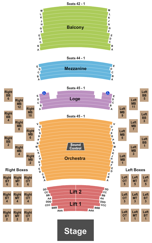 Pikes Peak Center Seating Chart Pikes Peak Center Event 2024 Tickets