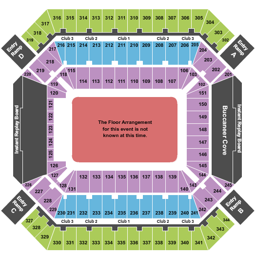 Raymond James Stadium Seating Chart Raymond James Stadium Event 2024