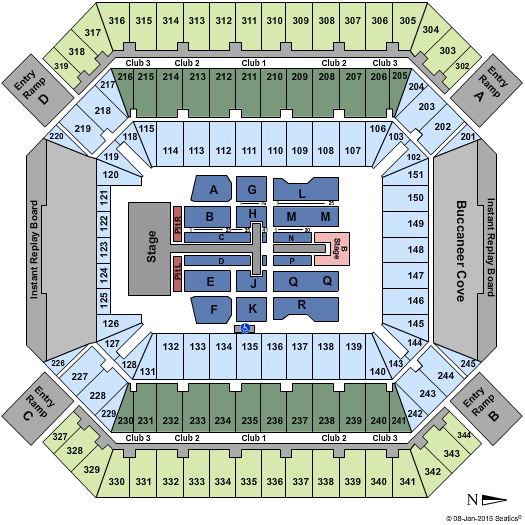 Raymond James Seating Chart For Taylor Swift