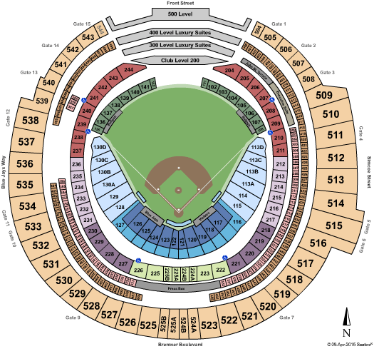 Boston Red Sox Stadium Seating Chart