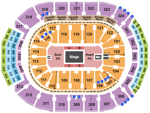 Disney On Ice Tickets | Seating Chart | Scotiabank Arena | Eric Church 2