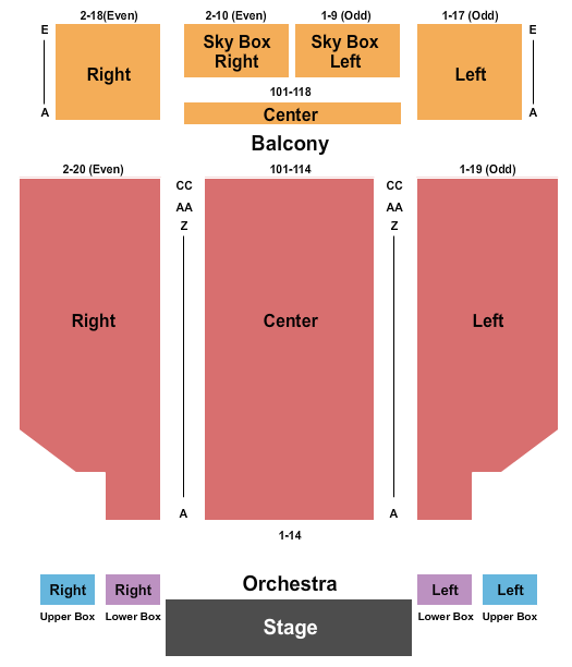 Sherman Theater Seating Chart Sherman Theater Event 2024 Tickets