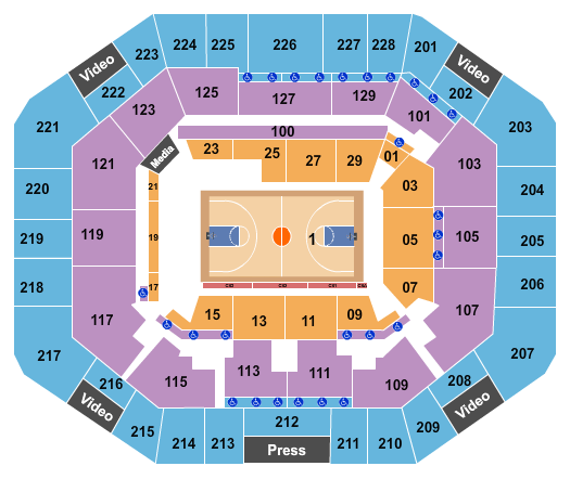 Stephen C. O'connell Center Seating Chart | Stephen C. O'connell Center ...