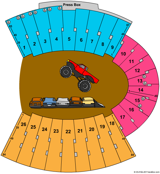 Sun Bowl Stadium Seating Chart Row
