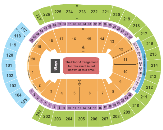 T Mobile Arena Seating Chart