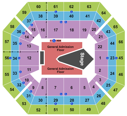 Disney On Ice Tickets | Seating Chart | Taco Bell Arena | Disturbed