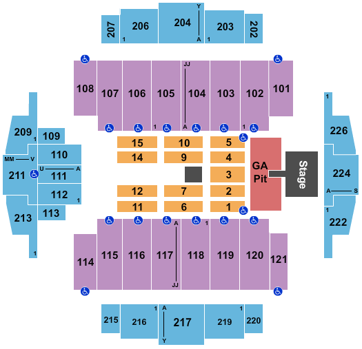 Tacoma Dome Seating Chart With Seat Numbers | Two Birds Home