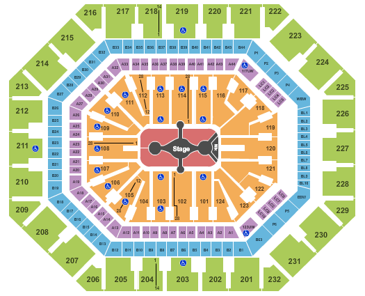 Talking Stick Resort Amphitheatre Seating Chart