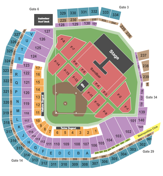 Kenny Chesney & Jason Aldean Target Field Tickets - Kenny Chesney ...