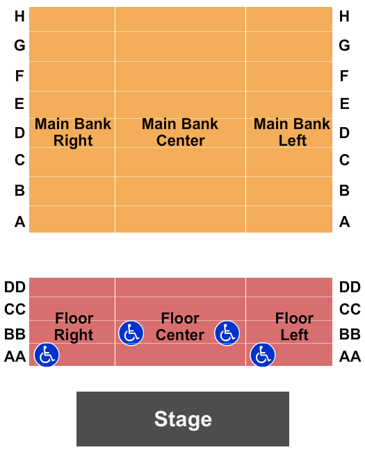 Tennessee Performing Arts Center Andrew Johnson Theater Seating Chart