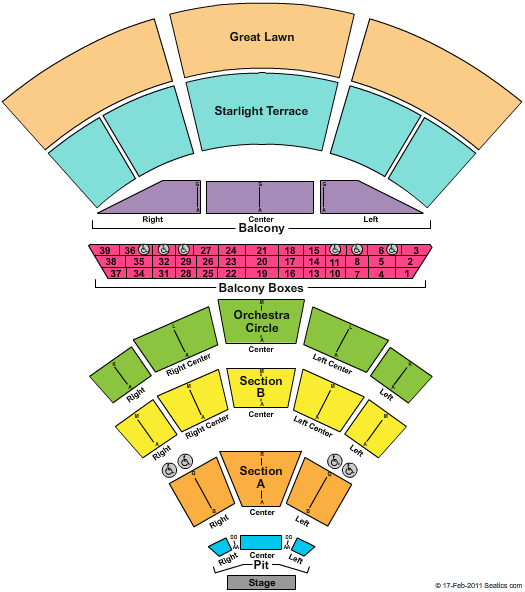 Mann Center Tickets Seating Chart