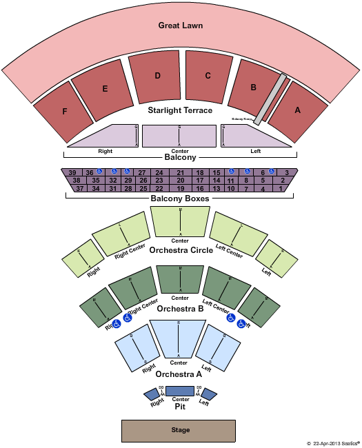 Mann Center Seating Chart