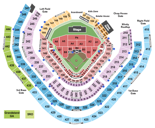 Atlanta Braves Seating Chart