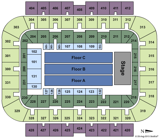 Disney On Ice Tickets | Seating Chart | UW–Milwaukee Panther Arena ...