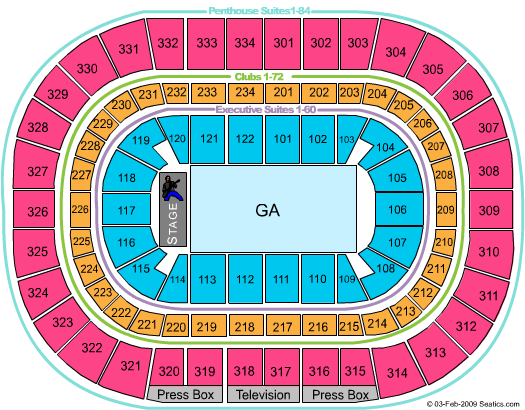 United Center Virtual Seating Chart Views