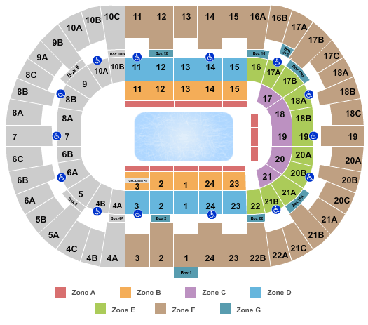 Disney On Ice Tickets | Seating Chart | Valley View Casino Center ...