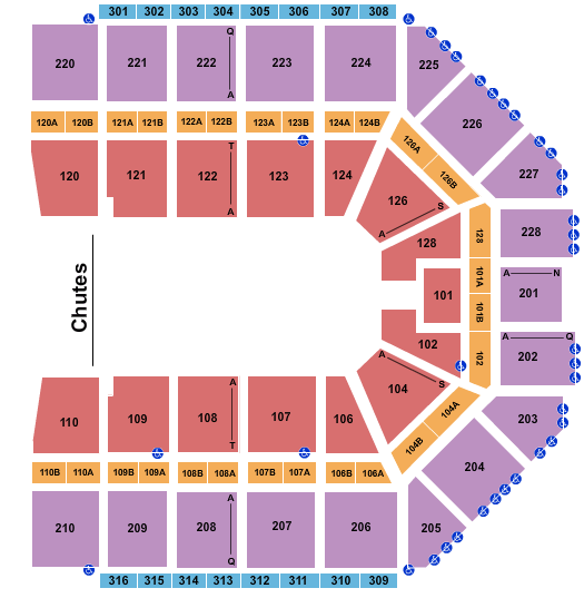 Pbr Tickets Seating Chart Van Andel Arena