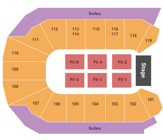 Elton John Tickets | Seating Chart | WFCU Centre | End Stage