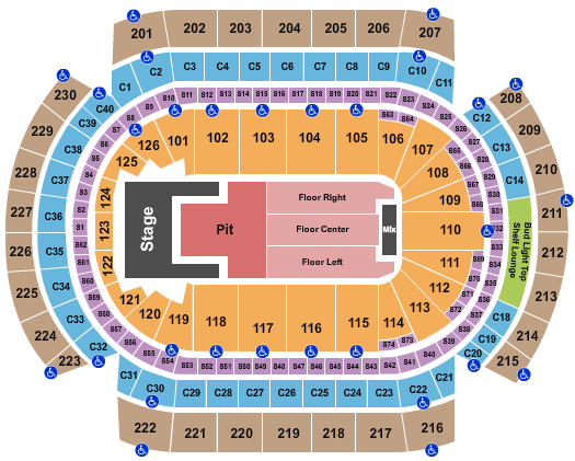 Breakdown Of The Prudential Center Seating Chart